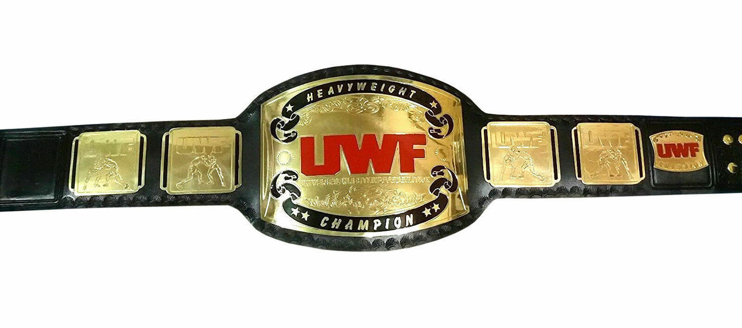 New UWF Heavyweight Championship Leather Belt