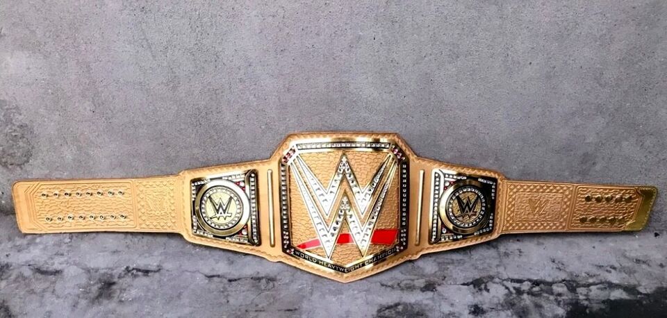 New World Heavyweight Championship Wrestling Golden Replica Title Belt 2MM Brass