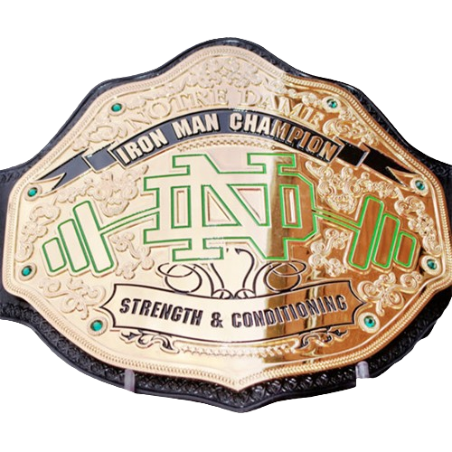 Notre Dame Ironman Championship Belt