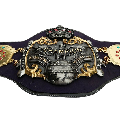 Old NWA International Heavyweight Wrestling Champion Belt