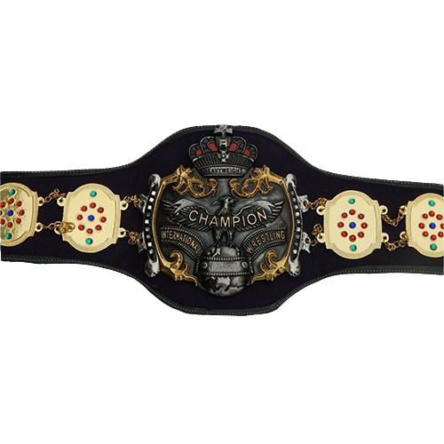 Old NWA International Heavyweight Wrestling Champion Belt