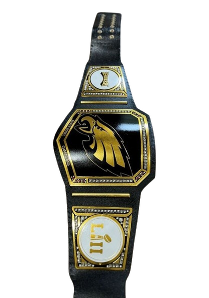 Philadelphia Eagles NFL Championship Wrestling Belt 2mm Brass Adult Size