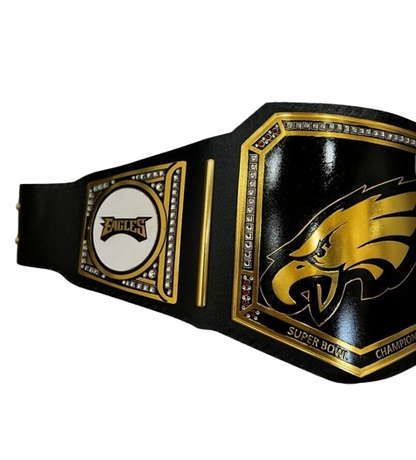 Philadelphia Eagles NFL Championship Wrestling Belt 2mm Brass Adult Size