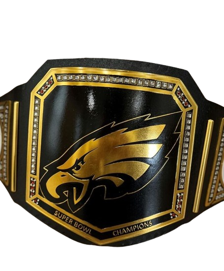 Philadelphia Eagles NFL Championship Wrestling Belt 2mm Brass Adult Size