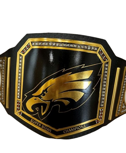 Philadelphia Eagles NFL Championship Wrestling Belt 2mm Brass Adult Size