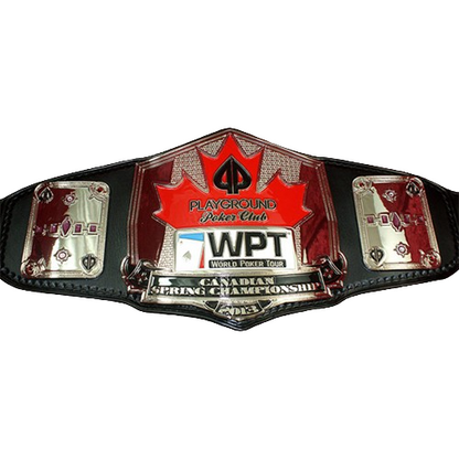 Playground Poker World Poker Tour Canadian Championship Belt