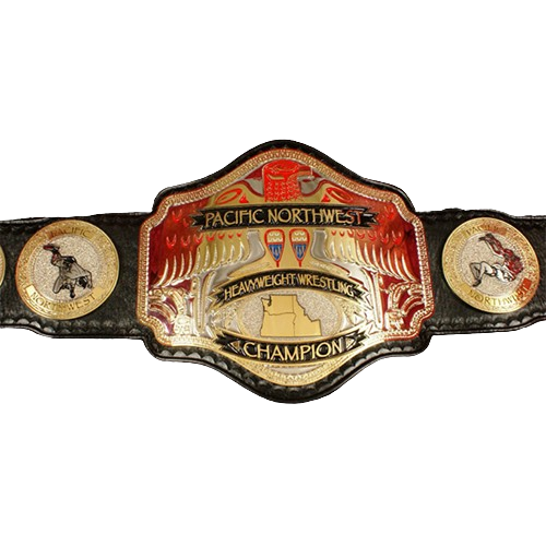 Portland Wrestling Uncut Pacific Northwest Title championship belt