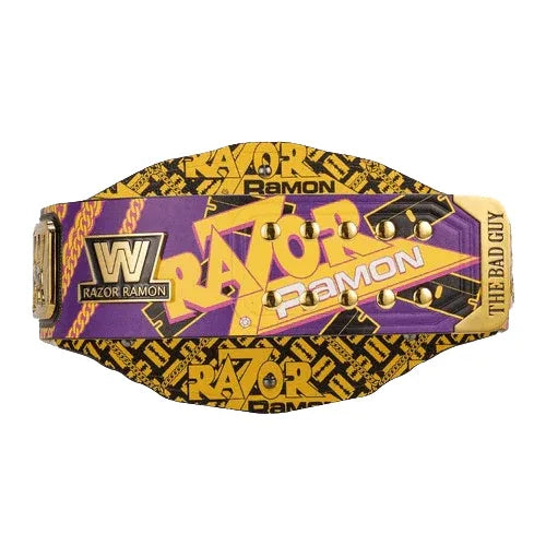 Razor Ramon Belts Razor Ramon Signature Series Championship Replica Title - WWF Belt