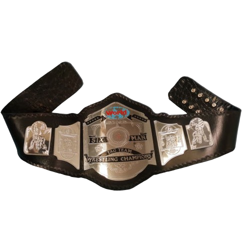 Six Man Tag Team Championship Replica Title Belt