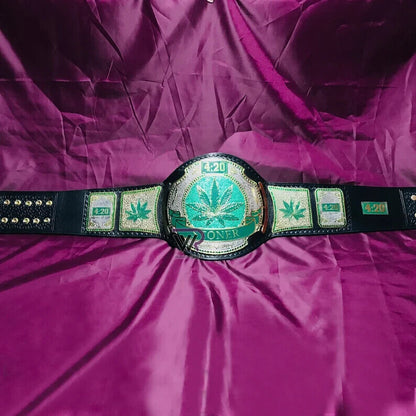Smoking Stoner Championship Belt World Heavyweight Champion Title 2MM Brass