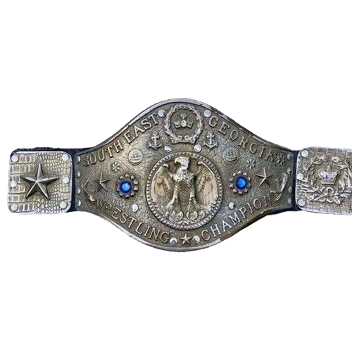 Southeast Georgia Westling Champion Belt NWA World Heavyweight Championship Old