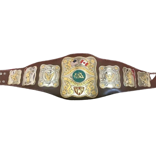 Stampede Wrestling NWA North American Heavyweight Wrestling Champion Belt