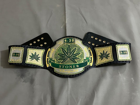 Stoner Maple Leafs Championship Replica Adult Size Belt Dual Layer 2mm-4mm Brass