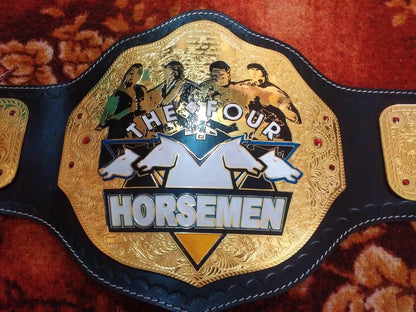 The Four Horsemen Wrestling Championship Leather Belt