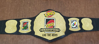 UNO Lay The Heat Champion Belt Replica Adult Size