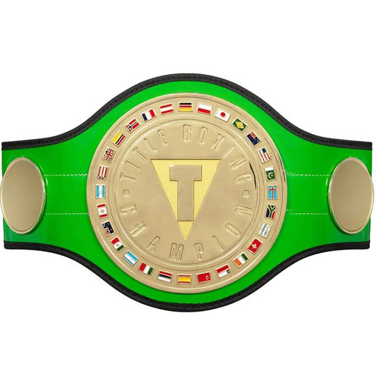 Green Title Boxing Championship Belt