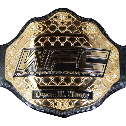 WFC Championship Belt with Custom Name Plates