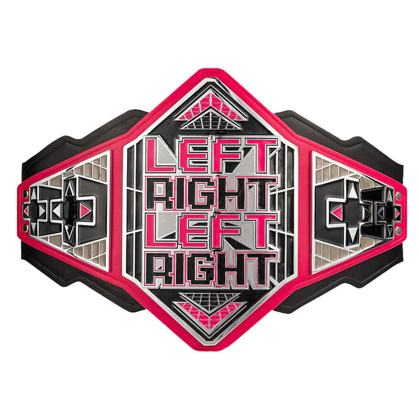 WWE Left Right Left Right LRLR Wrestling Championship Title Belt