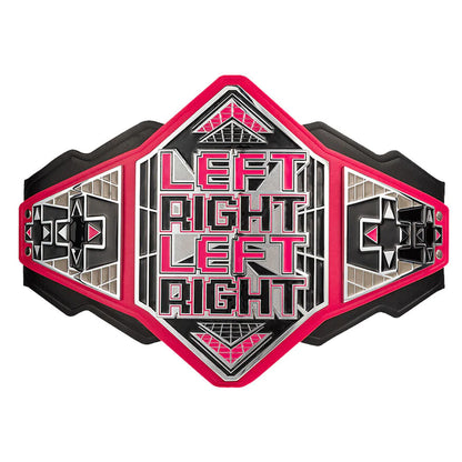 WWE Left Right Left Right LRLR Wrestling Championship Title Belt