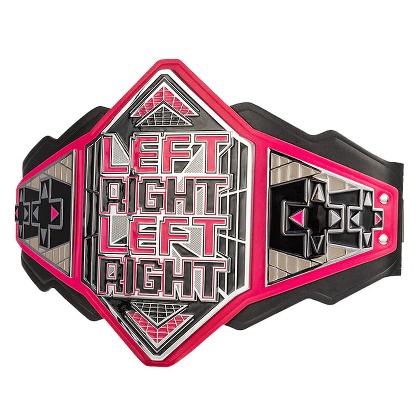 WWE Left Right Left Right LRLR Wrestling Championship Title Belt