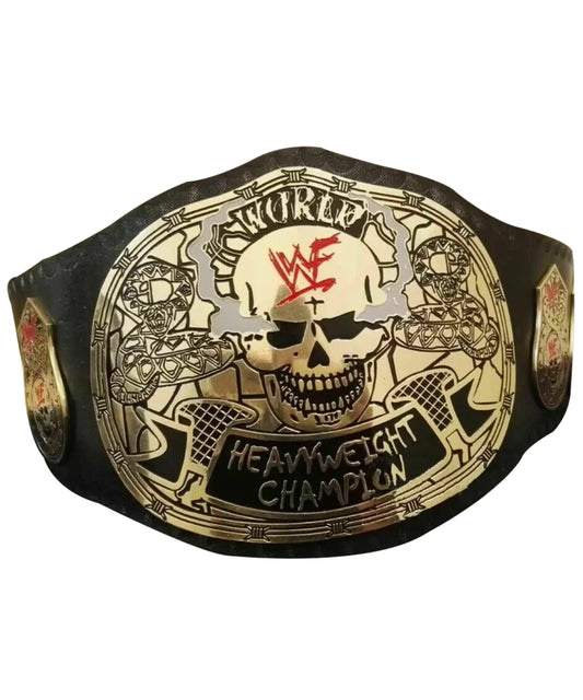 WWF Stone Cold Wrestling Championship 4mm  Smoking Skull  Belt