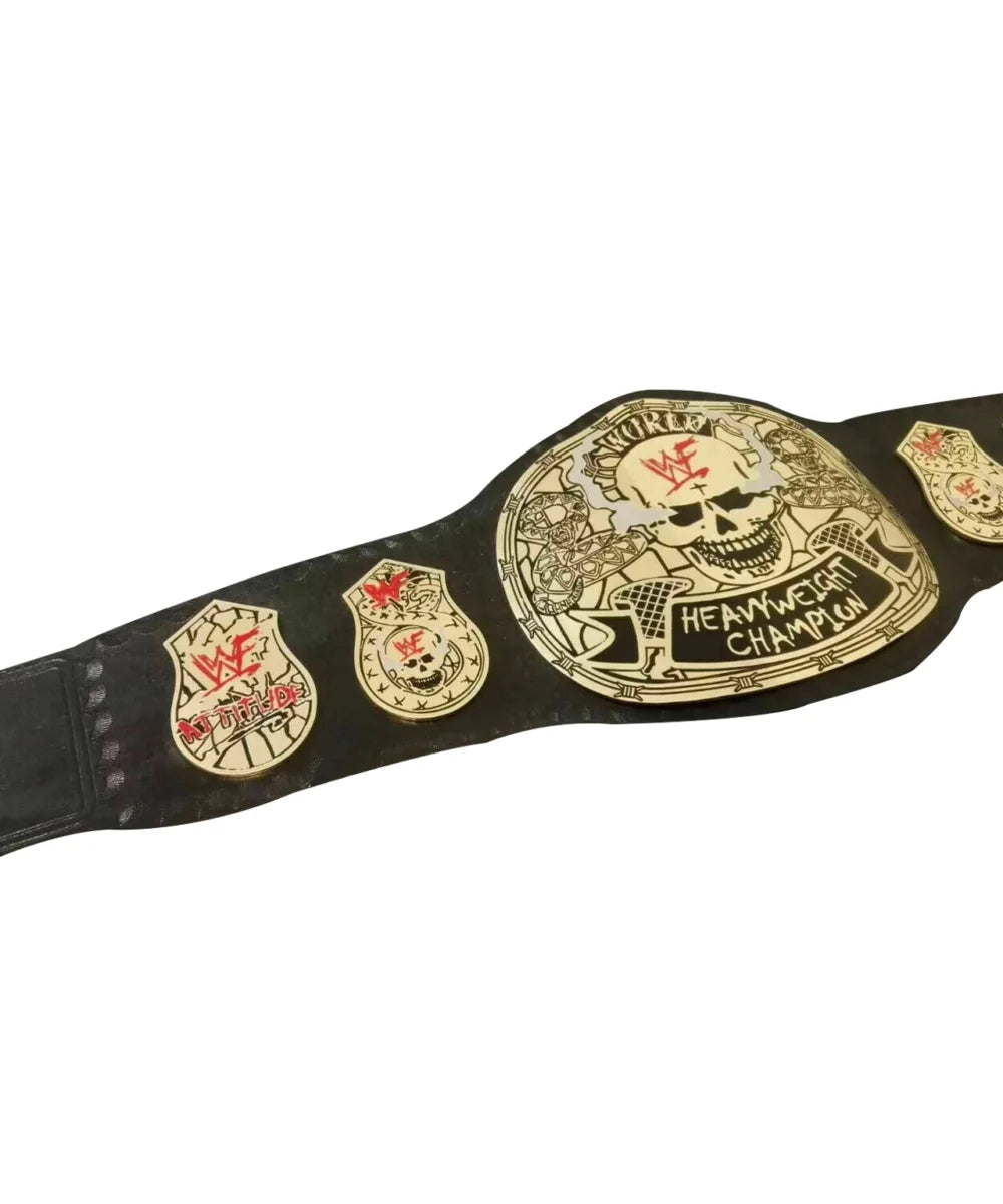 WWF Stone Cold Wrestling Championship 4mm  Smoking Skull  Belt