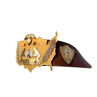 WWWF Nature Boy Buddy Rogers World Champion Belt 1963 Bruno Sammartino Leather