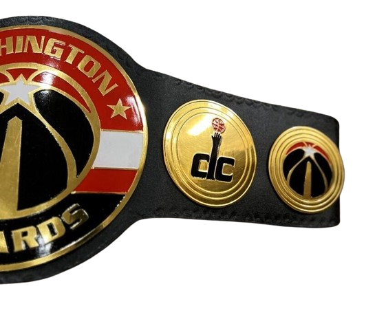 Washington Wizard NBA Championship Belt Adult Size 2mm Brass Original Leather