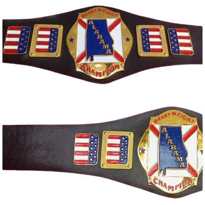 NWA Alabama Heavyweight Championship Belt Jan Madrid Don Field Dick Dunn