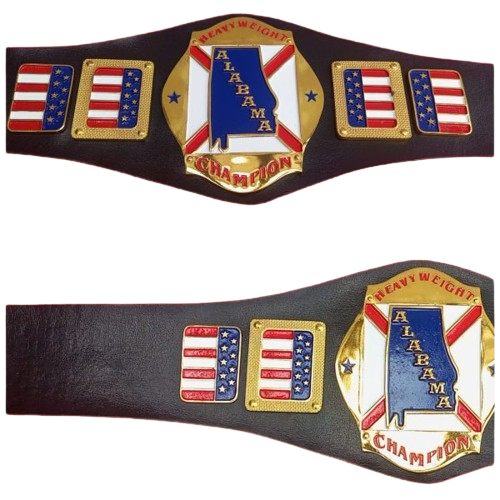 NWA Alabama Heavyweight Championship Belt Jan Madrid Don Field Dick Dunn