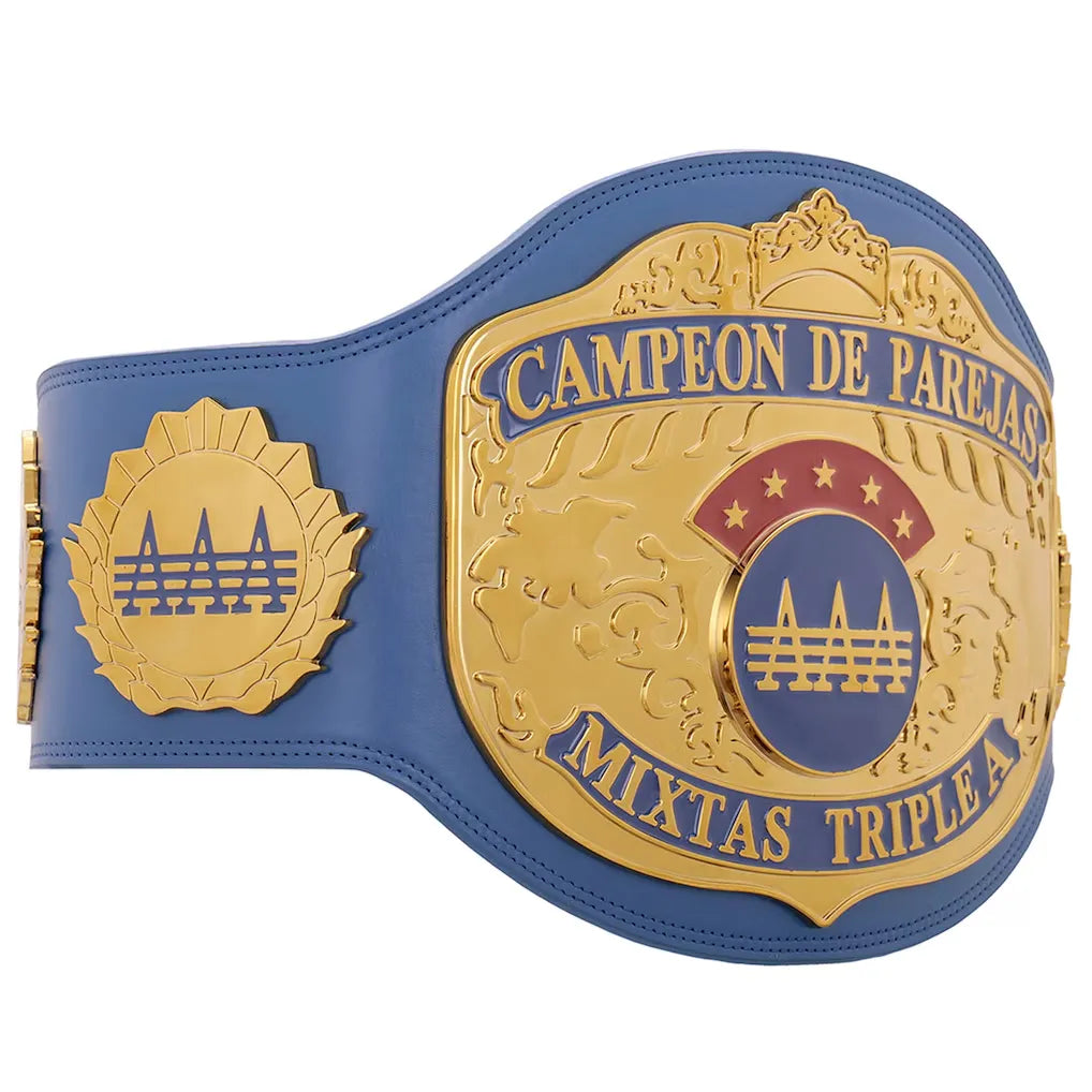 AAA World Mixed Tag Team Championship Replica Title Belt