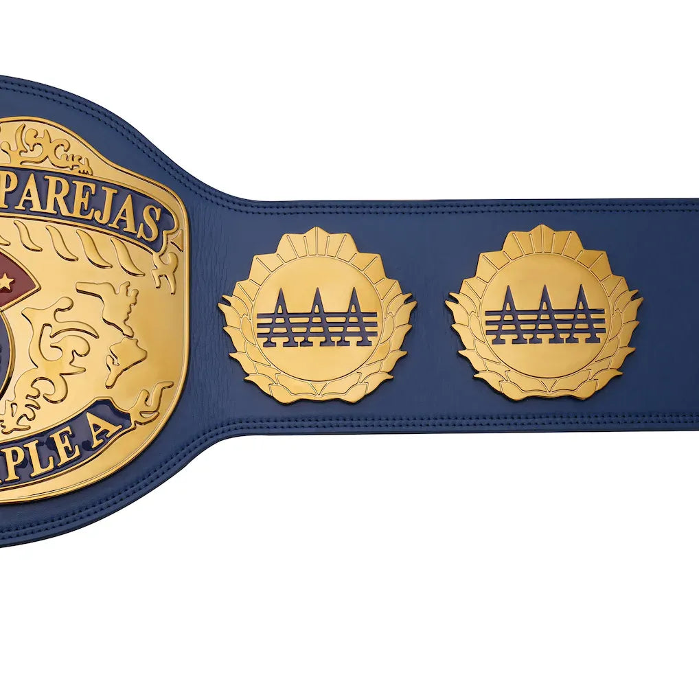 AAA World Mixed Tag Team Collector Replica Title Belt
