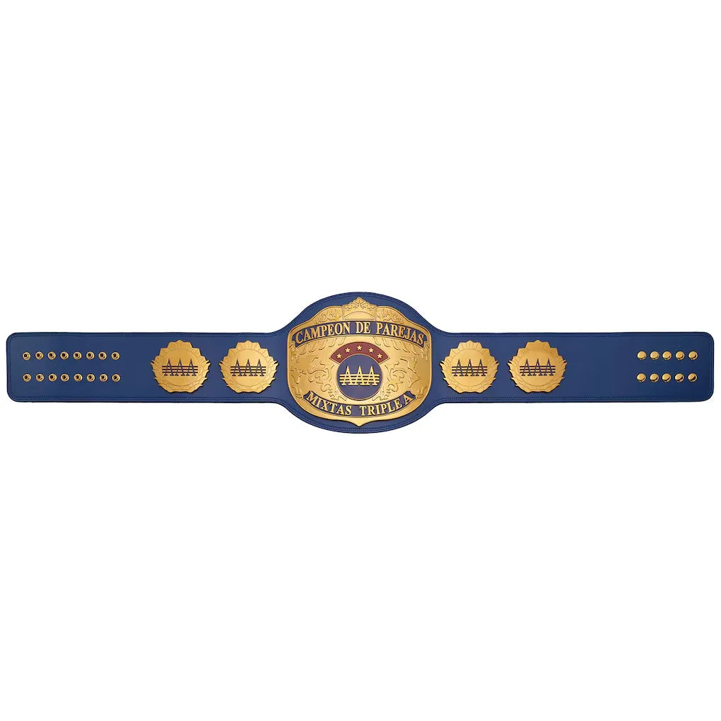 AAA World Mixed Tag Team Premium Replica Championship Belt