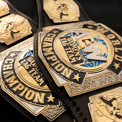 AEW Women's World Tag Team Championship BeltChampionship BeltWWF Belt