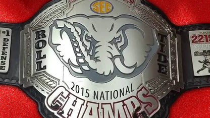 Alabama Roll tide 2015 National Championship Belt - WWF Belt