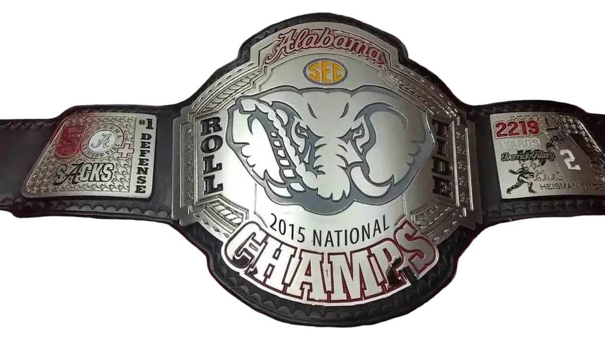 Alabama Roll tide 2015 National Championship Belt