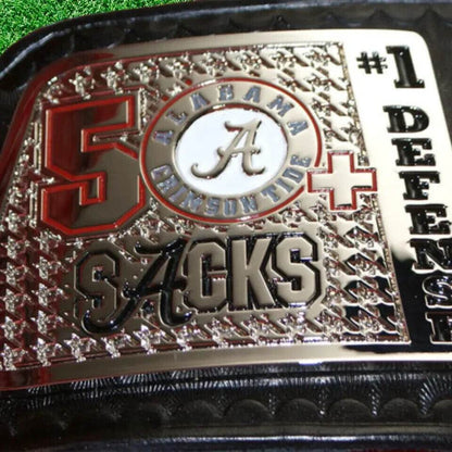 Alabama Roll Tide Championship Title American Football Fan Belt - WWF Belt