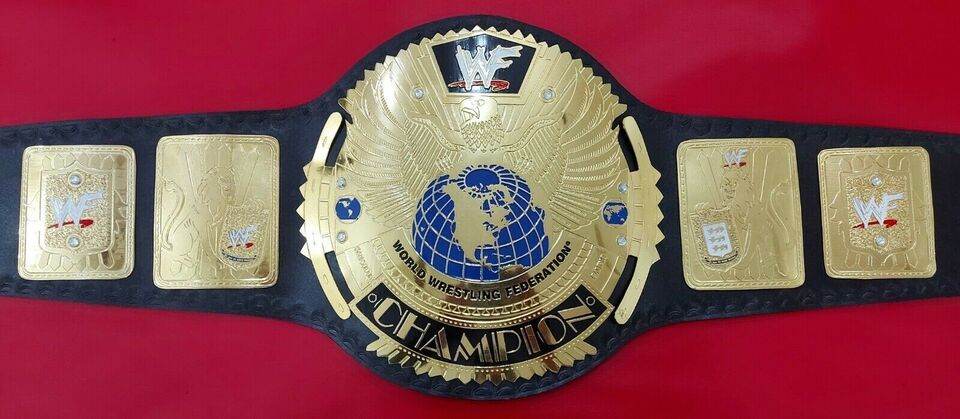 Attitude Era Scratch Logo Big Eagle Championship Title Belt - WWF Belt