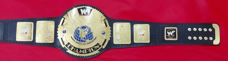 Attitude Era Scratch Logo Big Eagle Championship Title Belt - WWF Belt