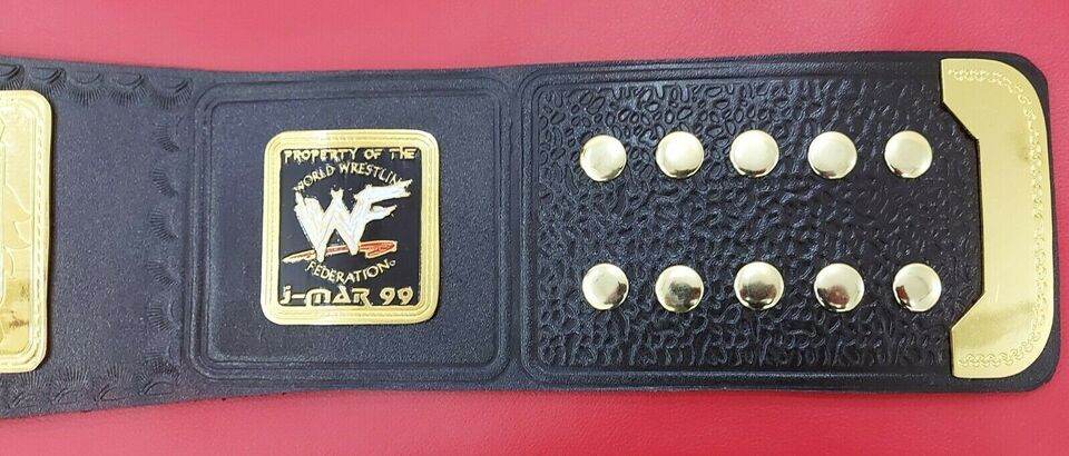 Attitude Era Scratch Logo Big Eagle Championship Title Belt - WWF Belt