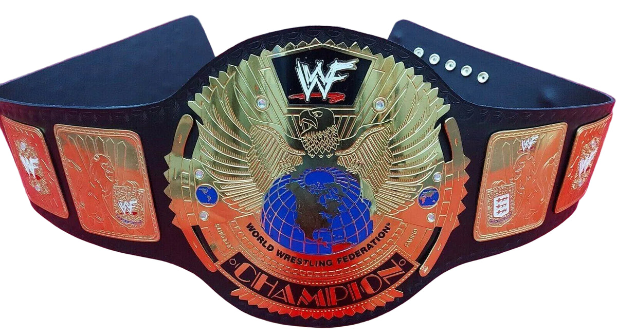 Attitude Era Scratch Logo Big Eagle Championship Title Belt - WWF Belt