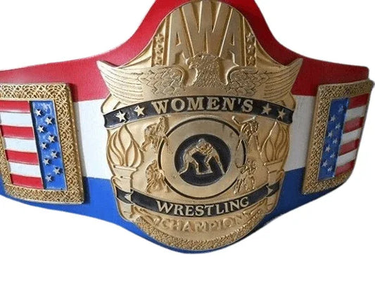 AWA World Women's Championship Title Belt - WWF Belt