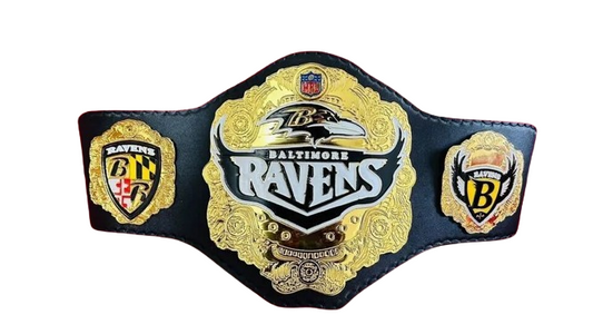 Baltimore Ravens- Super Bowl Champions Belt commemorate Ray Lewis Joe Flacco