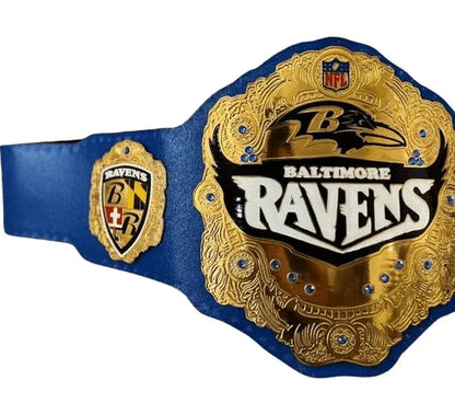 Baltimore Ravens NFL Championship Title Belt - WWF Belt