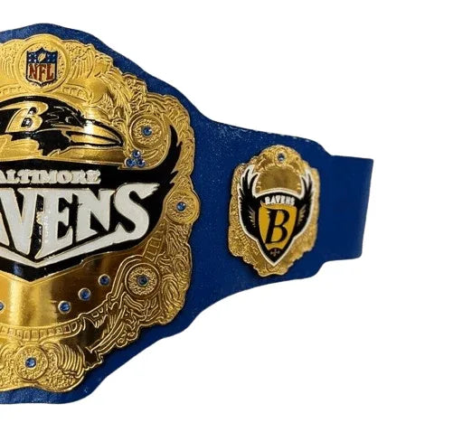 Baltimore Ravens NFL Championship Title Belt - WWF Belt