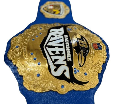 Baltimore Ravens NFL Championship Title Belt - WWF Belt