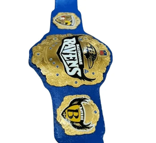 Baltimore Ravens NFL Championship Title Belt - WWF Belt