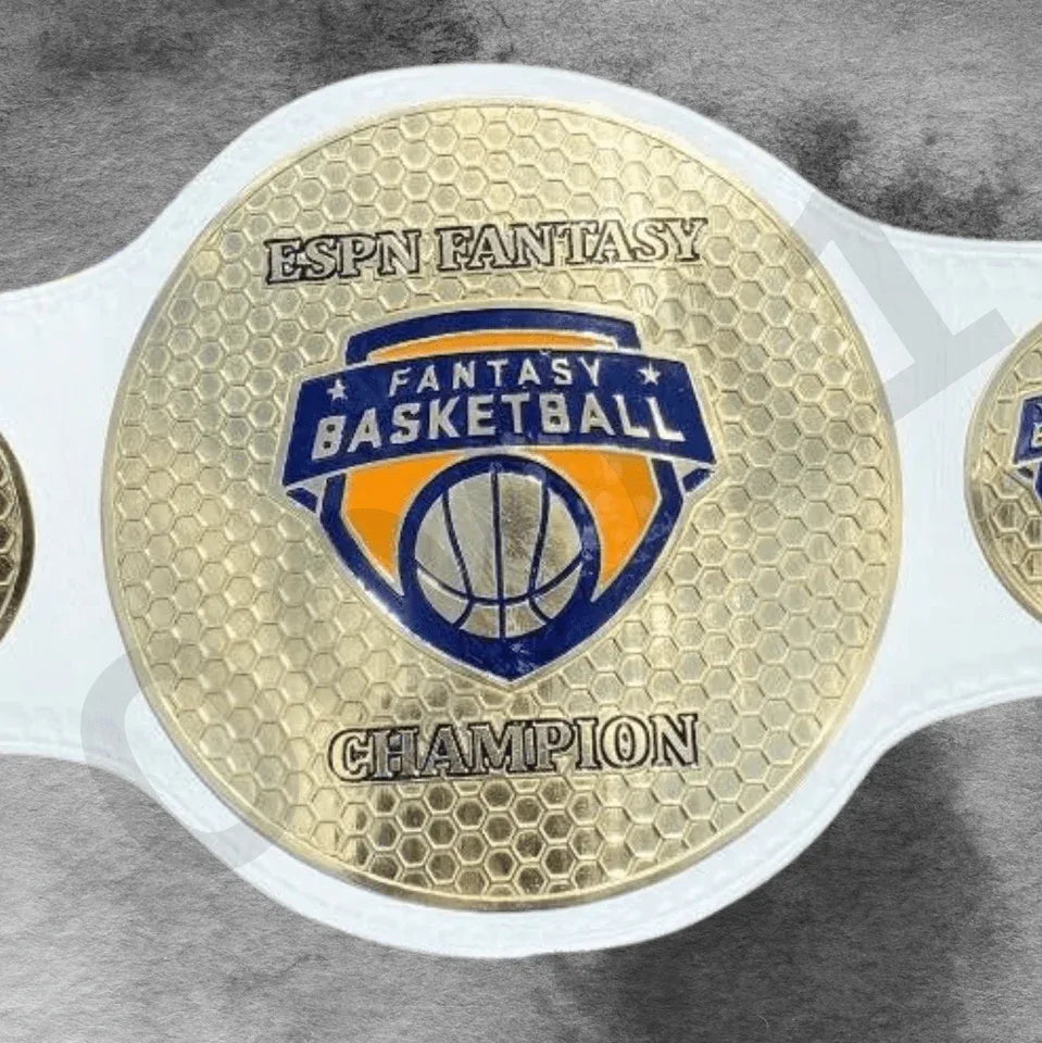 Basketball Championship Belt ESPN Fantasy Champions Title Adult Size - WWF Belt