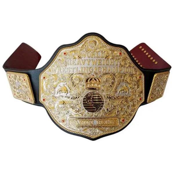 Big Gold World Die Cast Dual Plated Heavyweight Championship Belt - WWF Belt