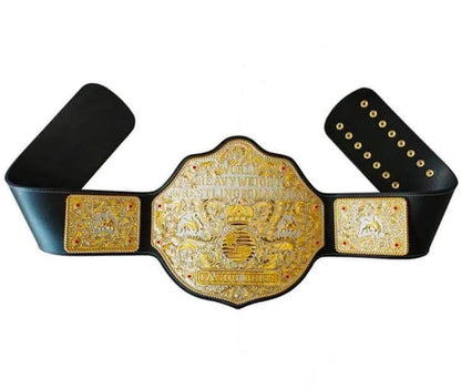 Big Gold World Die Cast Dual Plated Heavyweight Championship Belt - WWF Belt